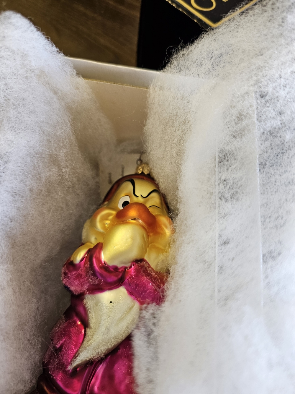 Christopher Radko Grumpy Ornament 🤎💛